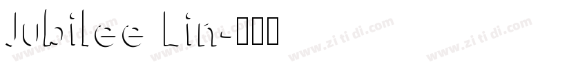 Jubilee Lin字体转换